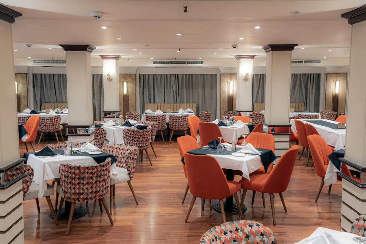 Restaurant aboard the Lady Carol Nile Cruise Nile cruise